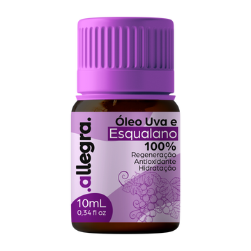 Óleo Facial Uva e Esqualano Allegra 10ml